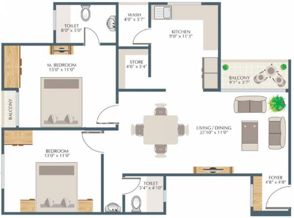 Floor Plan samsara-apartment Floor Plan Floor Plan