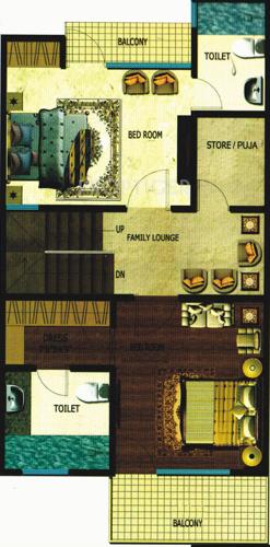 Padmanchal De Villas (4BHK+5T (1,800 sq ft) + Servant Room 1800 sq ft) Padmanchal De Villas (4BHK+5T (1,800 sq ft) + Servant Room 1800 sq ft)