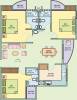 Dreams Habitat Greenscapes Floor Plan (3BHK+3T (1,284 sq ft) 1284 sq ft)