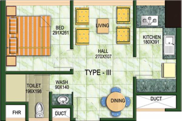 Mather Esperanza (1BHK+1T (530 sq ft) 530 sq ft) Mather Esperanza (1BHK+1T (530 sq ft) 530 sq ft)
