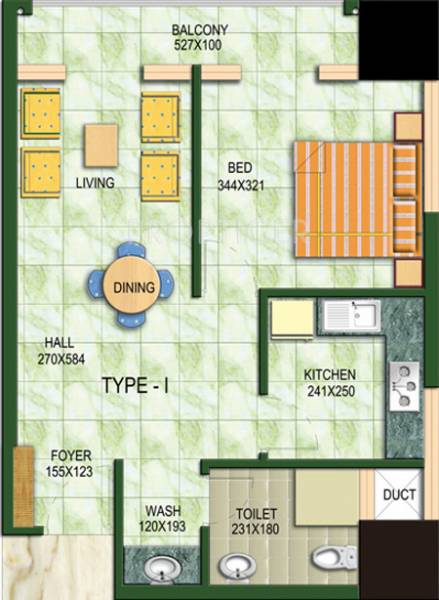 Mather Esperanza (1BHK+1T (775 sq ft) 775 sq ft) Mather Esperanza (1BHK+1T (775 sq ft) 775 sq ft)