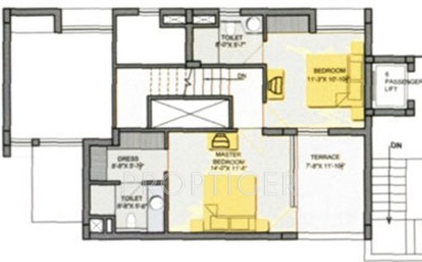 Akshaya Metropolis Villa (3BHK+3T (1,933 sq ft) 1933 sq ft)