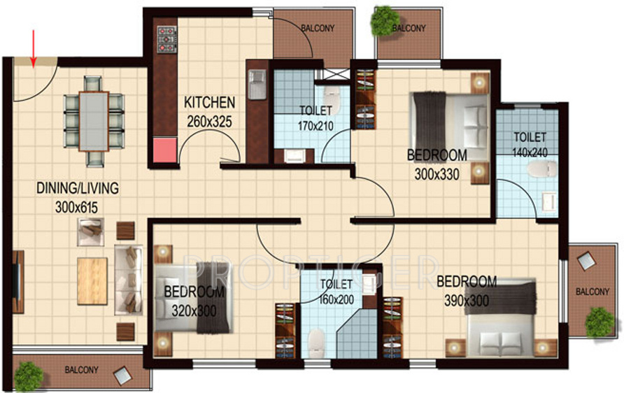 Nucleus Zephyr (3BHK+3T (1,214 sq ft) 1214 sq ft) Nucleus Zephyr (3BHK+3T (1,214 sq ft) 1214 sq ft)