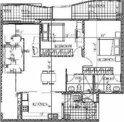 The Antriksh Highland Tower (2BHK+2T (1,400 sq ft) 1400 sq ft)