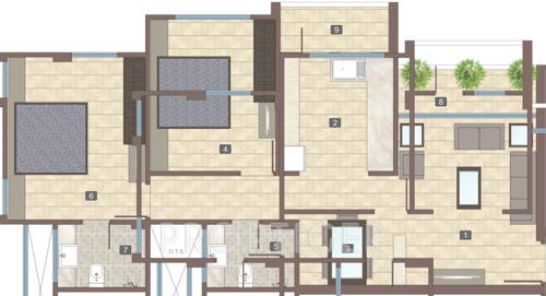 Silverline Tatva Heights (2BHK+2T (1,200 sq ft) 1200 sq ft) Silverline Tatva Heights (2BHK+2T (1,200 sq ft) 1200 sq ft)