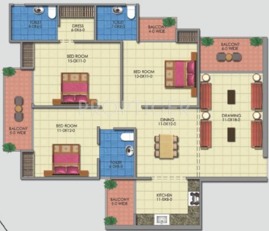 The Antriksh Victorian County (3BHK+3T (1,600 sq ft) 1600 sq ft) The Antriksh Victorian County (3BHK+3T (1,600 sq ft) 1600 sq ft)