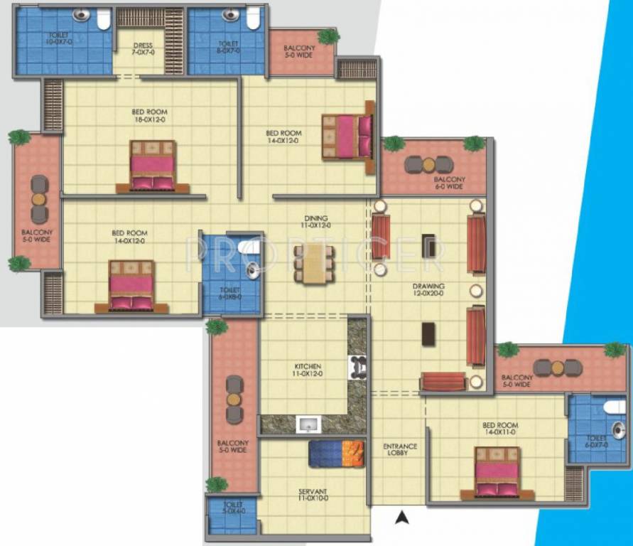 The Antriksh Victorian County (4BHK+5T (2,500 sq ft) + Servant Room 2500 sq ft) The Antriksh Victorian County (4BHK+5T (2,500 sq ft) + Servant Room 2500 sq ft)