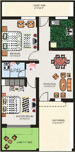 Alliance Nirmaan Limited South City (2BHK+1T (666 sq ft) 666 sq ft)