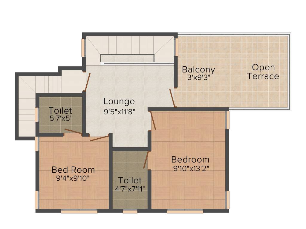 Sinmar Grance (3BHK+3T (1,437 sq ft) 1437 sq ft)