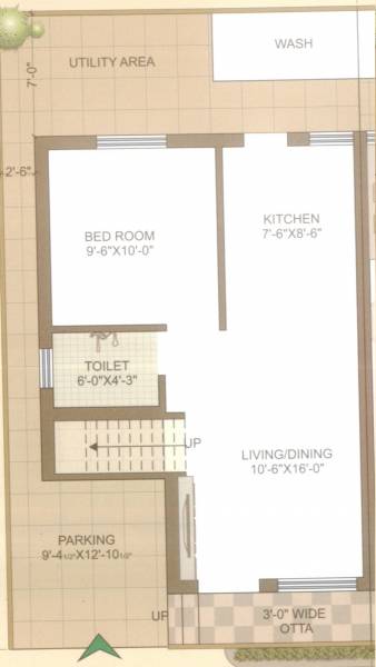 Shree Hari Duplex (3BHK+3T (1,659 sq ft) 1659 sq ft)