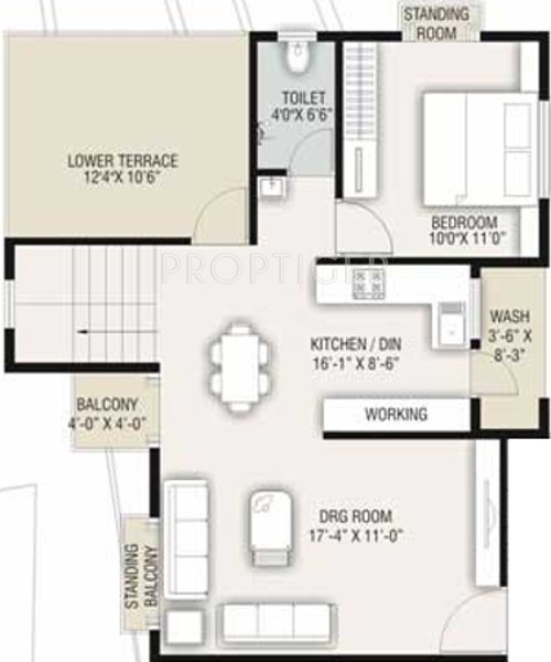 Kailash Shikhar (3BHK+2T (1,400 sq ft) 1400 sq ft)