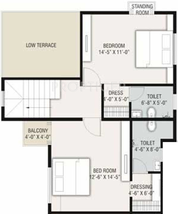 Kailash Shikhar (3BHK+2T (1,400 sq ft) 1400 sq ft)