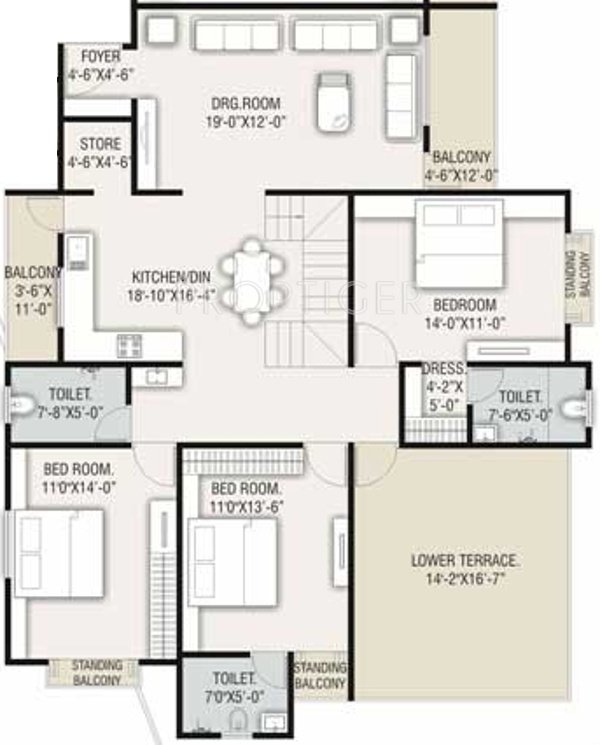 Kailash Shikhar (5BHK+5T (2,394 sq ft) 2394 sq ft)