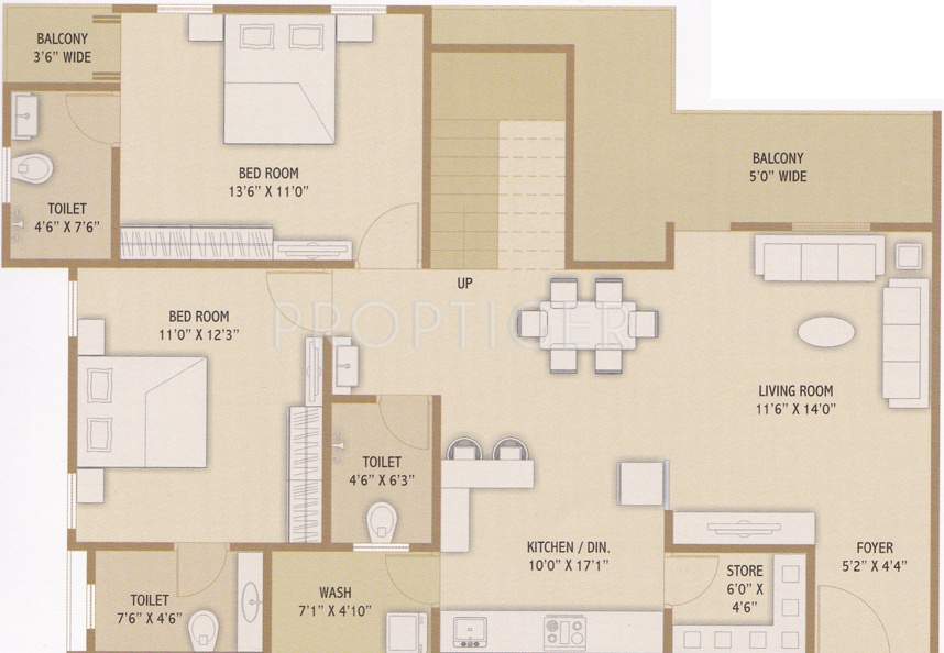 Om Sai Infrastructure Divya Jiven Life Style (3BHK+3T (1,765 sq ft) 1765 sq ft)