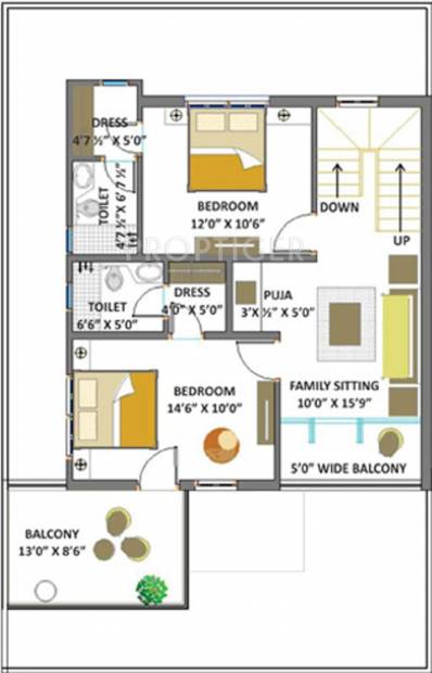 Shivam Samprat (3BHK+3T (1,800 sq ft) 1800 sq ft)