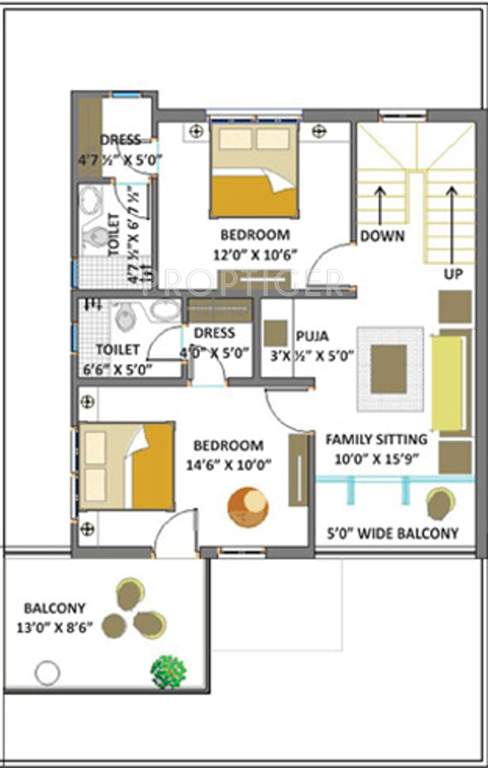 Shivam Samprat (3BHK+3T (1,757 sq ft) 1757 sq ft)