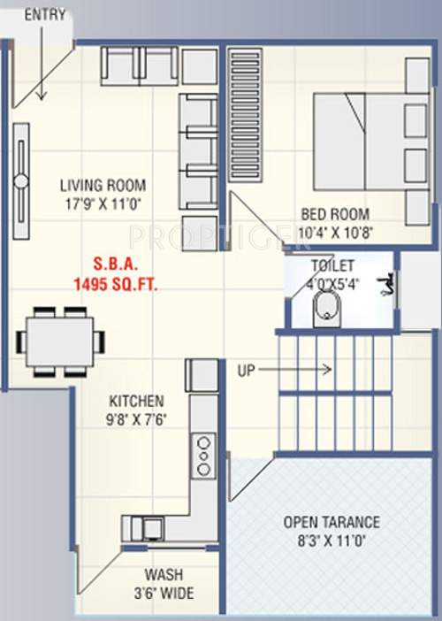 Jay Nisarg Greens (3BHK+3T (1,495 sq ft) 1495 sq ft)