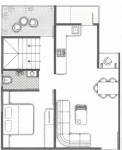  the-rise-1 Floor Plan Lower Level Duplex Plan