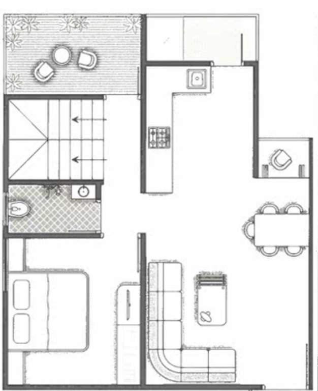  the rise 1 Floor Plan Lower Level Duplex Plan