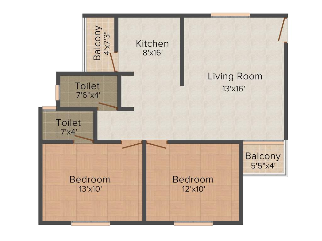 Akash Everest Icon (2BHK+2T (1,200 sq ft) 1200 sq ft)