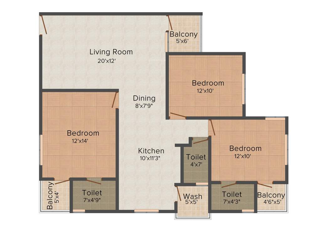 Shree Muniji Anand Garden (3BHK+3T (1,500 sq ft) 1500 sq ft)