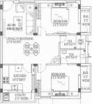 MR Vijaya Lakshmi Apartments (2BHK+2T (1,033 sq ft) 1033 sq ft)