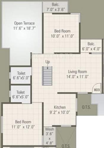 Shree Krishna Vrundavan Heights (4BHK+4T (1,970 sq ft) 1970 sq ft)