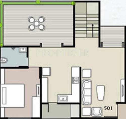 Shreeji Samruddhi (3BHK+3T (1,280 sq ft) 1280 sq ft)