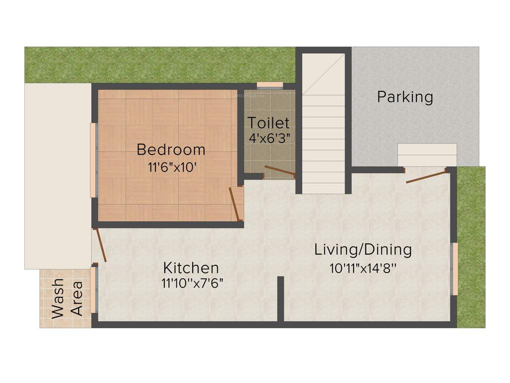 Ananta Ashtha (3BHK+3T (1,175 sq ft) 1175 sq ft)