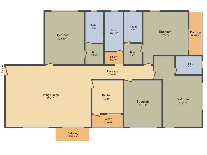 Prasad Rare Earth (4BHK+4T (2,060 sq ft) 2060 sq ft)
