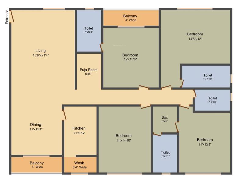 Prasad Rare Earth (4BHK+4T (1,981 sq ft) 1981 sq ft)