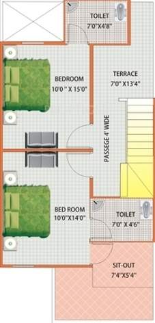 Dwarkadheesh Gokuldham (3BHK+3T (988 sq ft) 988 sq ft)