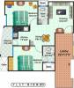 Aryan Build Estates Heights Floor Plan (2BHK+2T)