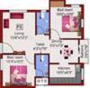 Kalyan Grand Emerald (2BHK+2T (816 sq ft) 816 sq ft)