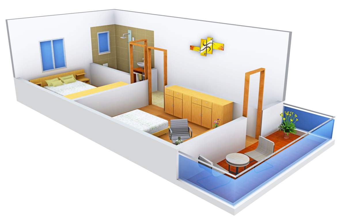 Regal Tulsi Vihar Phase II (2BHK+2T (960 sq ft) 960 sq ft)