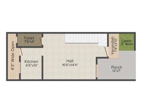 Regal Tulsi Vihar Phase II (2BHK+2T (960 sq ft) 960 sq ft)