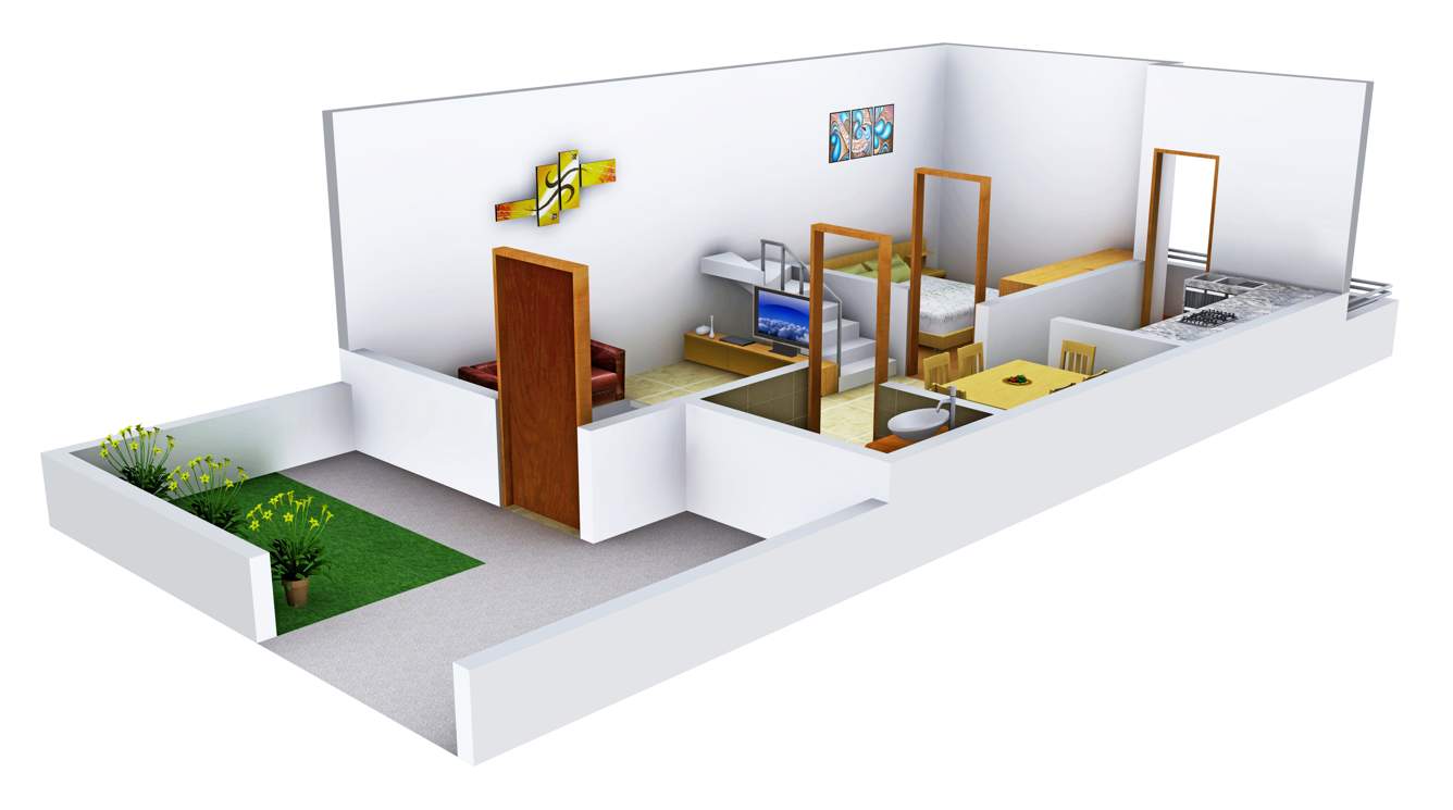 Regal Tulsi Vihar Phase II (3BHK+2T (1,060 sq ft) 1060 sq ft)