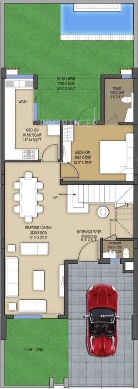 Le Solitairian Solitairian City Villa (5BHK+5T (3,100 sq ft)   Servant Room 3100 sq ft)