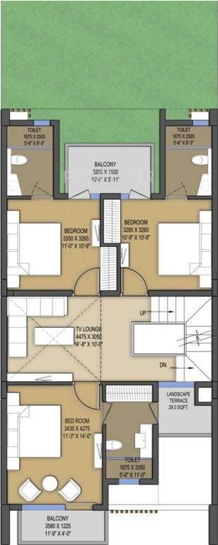 Le Solitairian Solitairian City Villa (5BHK+5T (3,100 sq ft)   Servant Room 3100 sq ft)