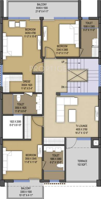 Le Solitairian Solitairian City Villa (5BHK+6T (4,650 sq ft)   Servant Room 4650 sq ft)