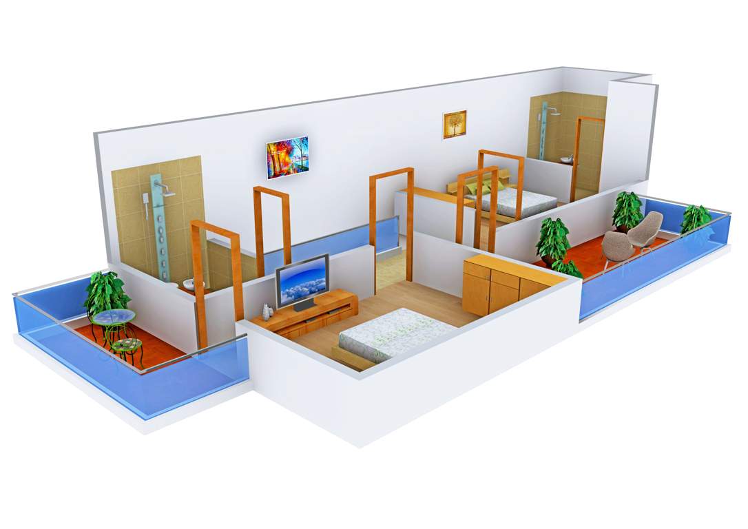 Regal Samarth Chitrakoot (3BHK+3T (1,278 sq ft) 1278 sq ft)