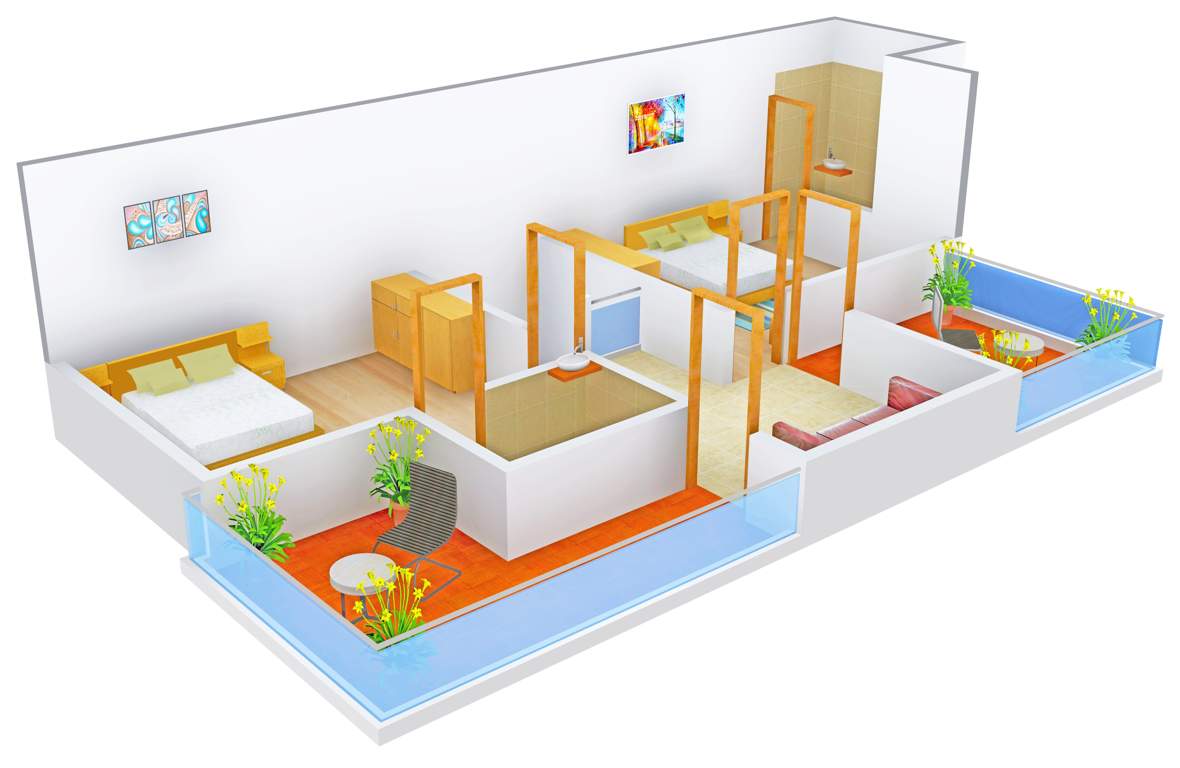 Regal Samarth Chitrakoot (3BHK+3T (1,425 sq ft) 1425 sq ft)