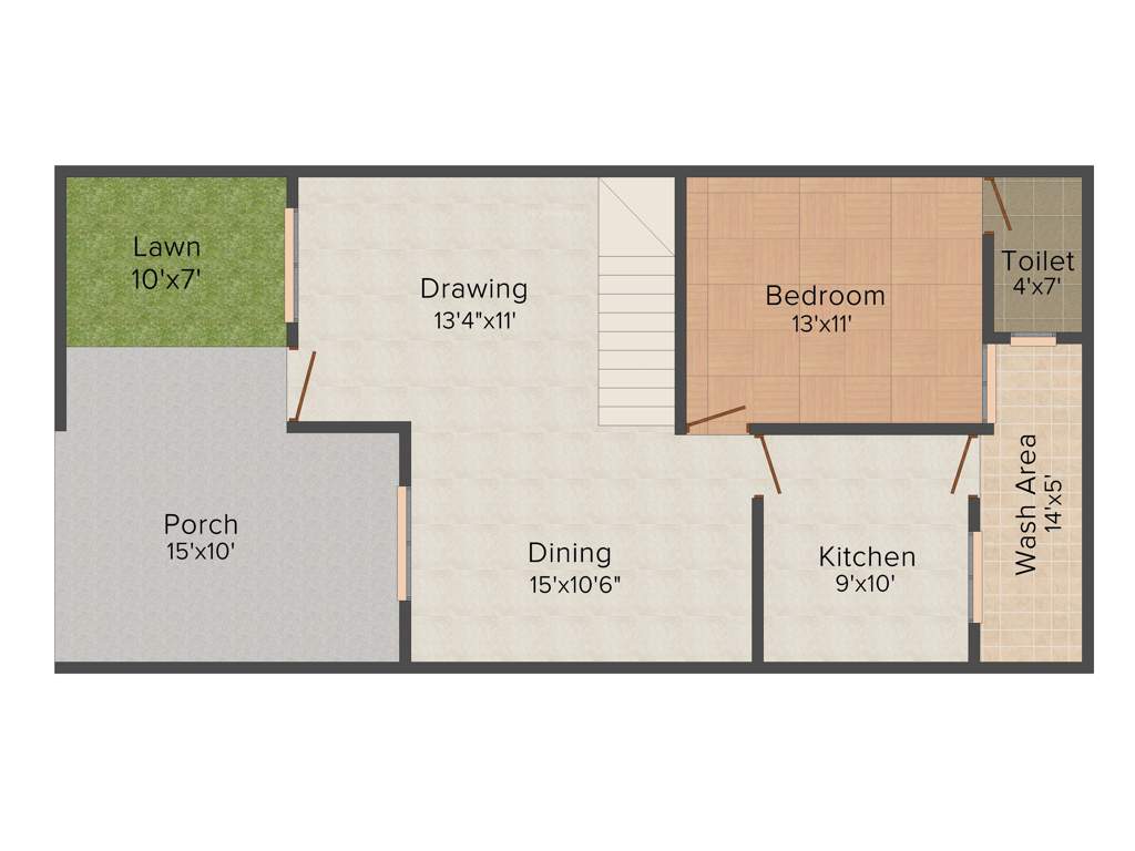 Regal Samarth Chitrakoot (3BHK+3T (1,425 sq ft) 1425 sq ft)