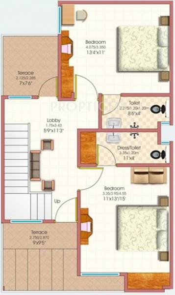 Priyadarshini Constructions Pristine (3BHK+3T (1,398 sq ft) 1398 sq ft) Priyadarshini Constructions Pristine (3BHK+3T (1,398 sq ft) 1398 sq ft)