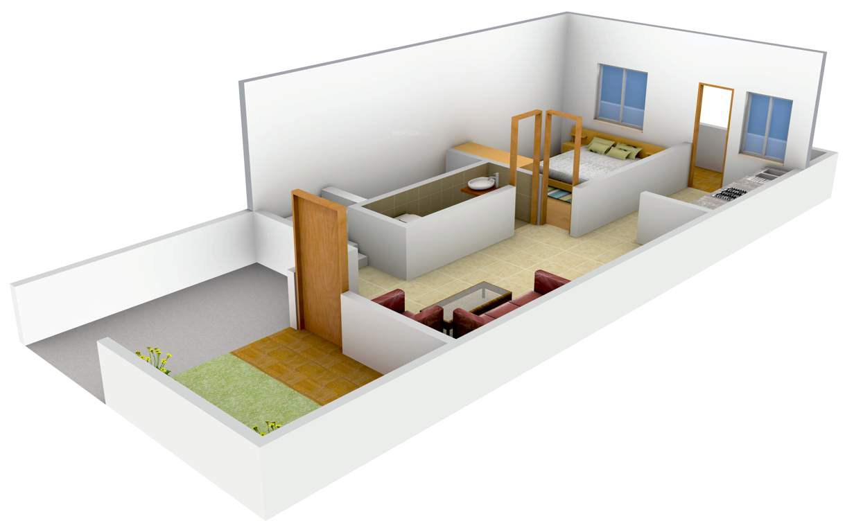 Regal Kasturi (3BHK+2T (1,112 sq ft) 1112 sq ft)