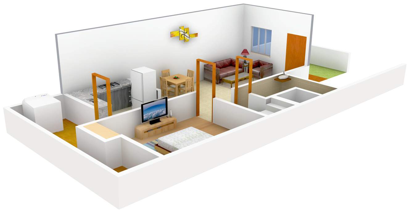 Regal Kasturi (3BHK+3T (1,231 sq ft) 1231 sq ft)