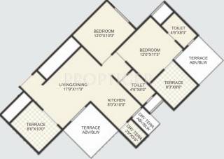 Jhamtani Ace Almighty (2BHK+2T (1,135 sq ft) 1135 sq ft)