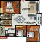 Sekhar Olympus (2BHK+2T (1,220 sq ft) Study Room 1220 sq ft) Sekhar Olympus (2BHK+2T (1,220 sq ft) Study Room 1220 sq ft)