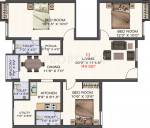 RKN Sri Raksha (3BHK+3T (1,415 sq ft) 1415 sq ft)