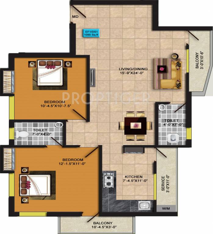 RKN Diksha Flats Phase II (2BHK+2T (1,090 sq ft) 1090 sq ft) RKN Diksha Flats Phase II (2BHK+2T (1,090 sq ft) 1090 sq ft)